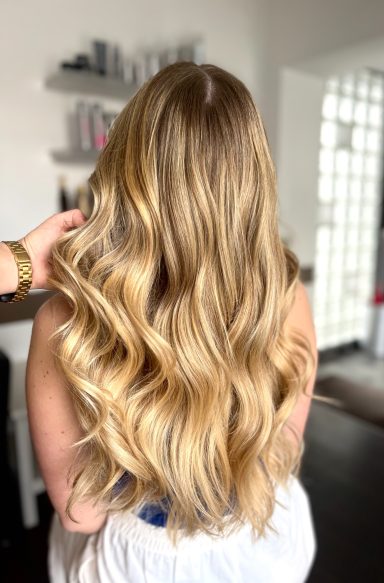Blond-Balayage Friseur Frankfurt